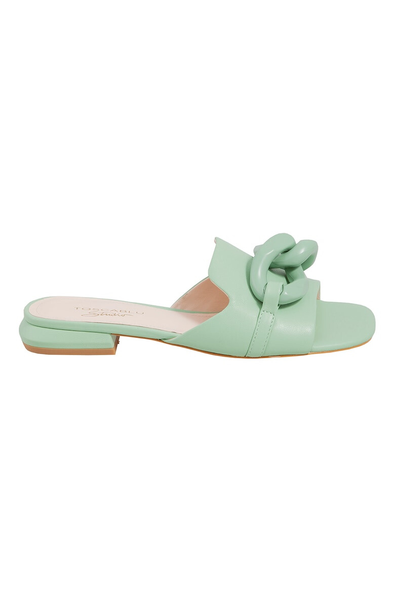 Tosca Blu Papuci de piele cu toc clasic - Pled.ro