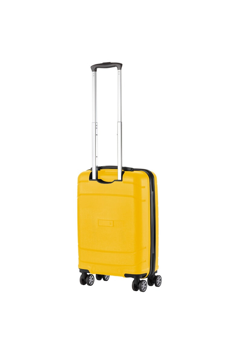 TravelZ Troler Cabina BIG BARS Polipropilena 4 Roti 55 cm Galben - Pled.ro