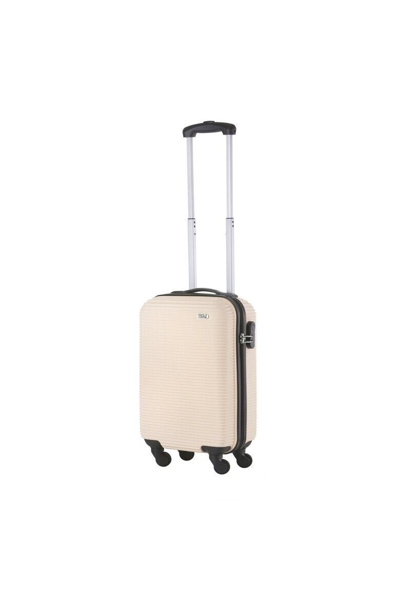 TravelZ Troler Cabina Horizon ABS 4 Roti 54 cm Auriu - Pled.ro