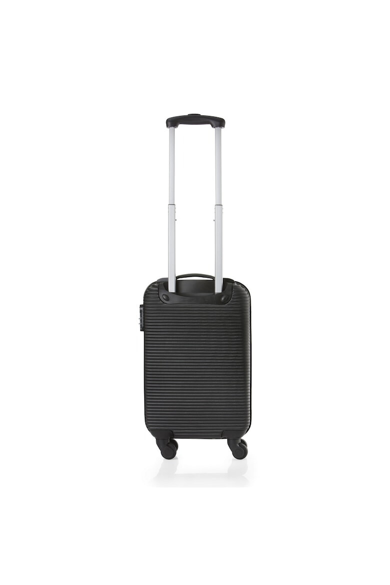 TravelZ Troler Cabina Horizon ABS 4 Roti 54 cm Negru - Pled.ro