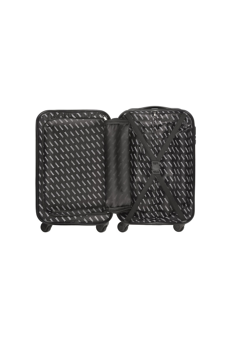 TravelZ Troler Cabina Horizon ABS 4 Roti 54 cm Negru - Pled.ro