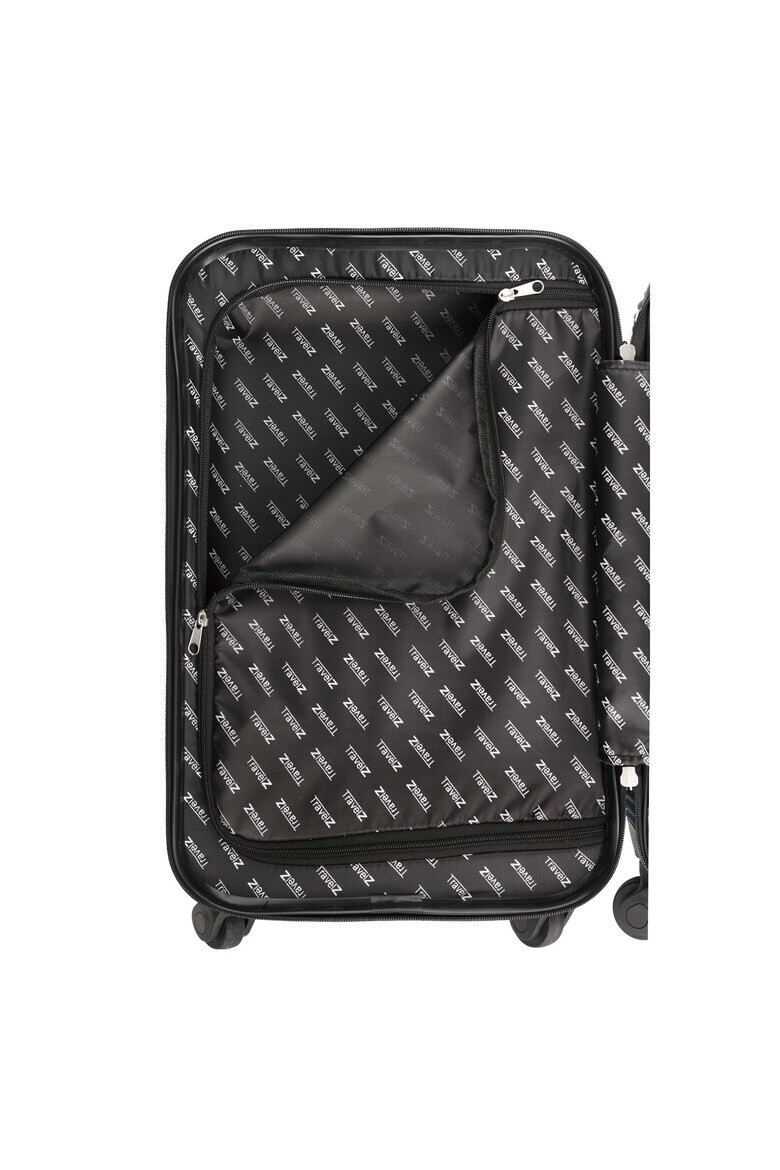 TravelZ Troler Cabina Horizon ABS 4 Roti 54 cm Negru - Pled.ro