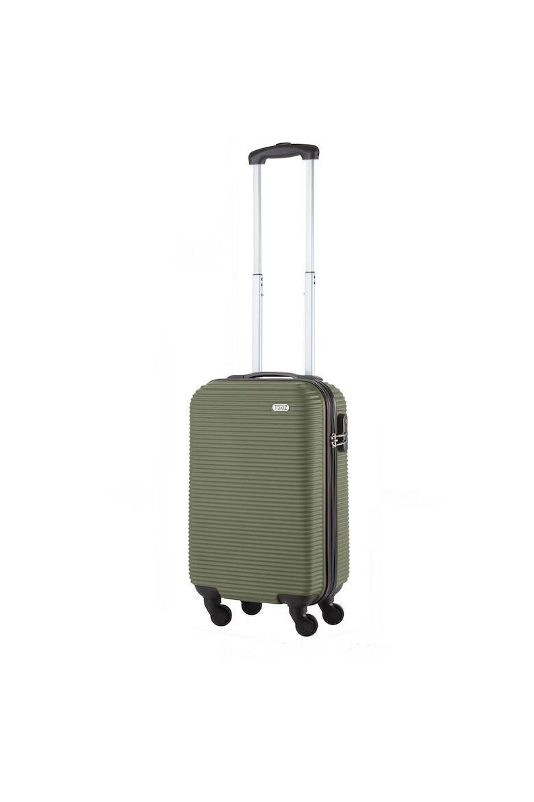 TravelZ Troler Cabina Horizon ABS 4 Roti 54 cm Verde Inchis - Pled.ro