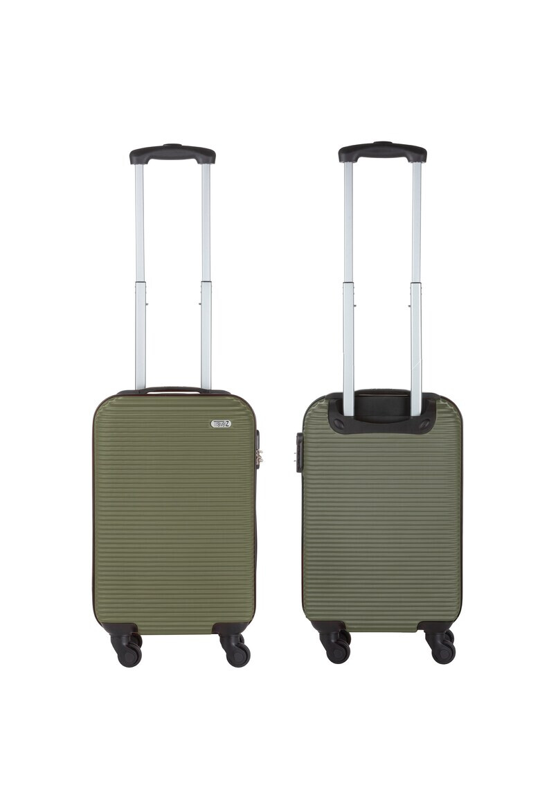 TravelZ Troler Cabina Horizon ABS 4 Roti 54 cm Verde Inchis - Pled.ro