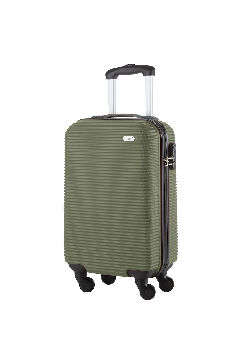 TravelZ Troler Cabina Horizon ABS 4 Roti 54 cm Verde Inchis - Pled.ro