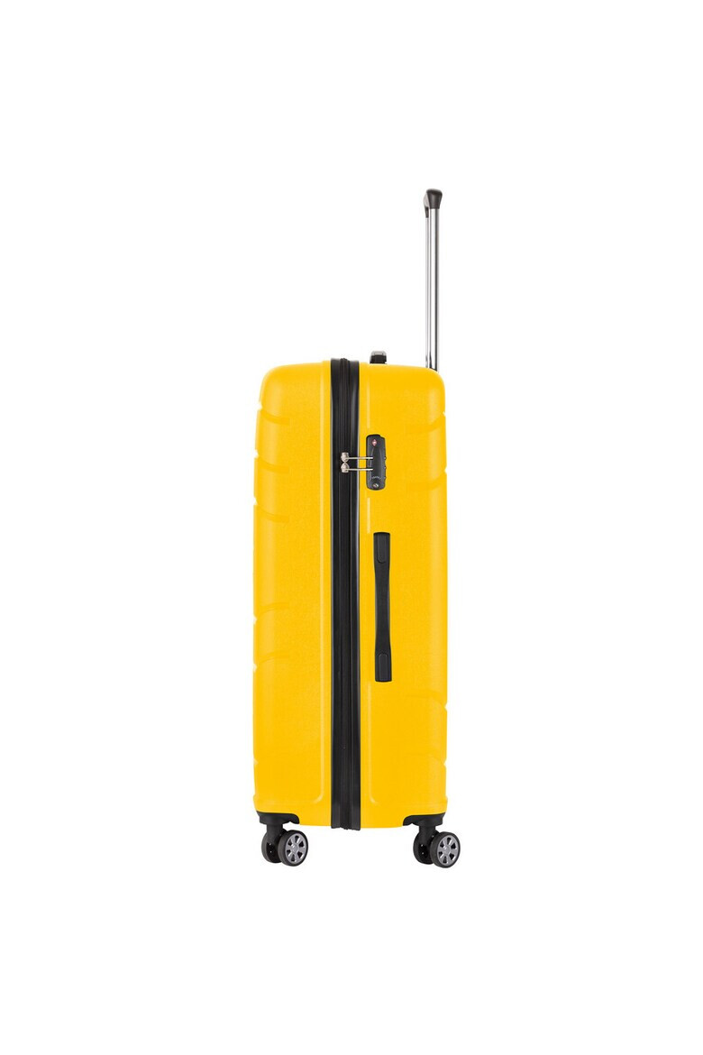 TravelZ Troler Mare BIG BARS Polipropilena 4 Roti 78 cm Galben - Pled.ro