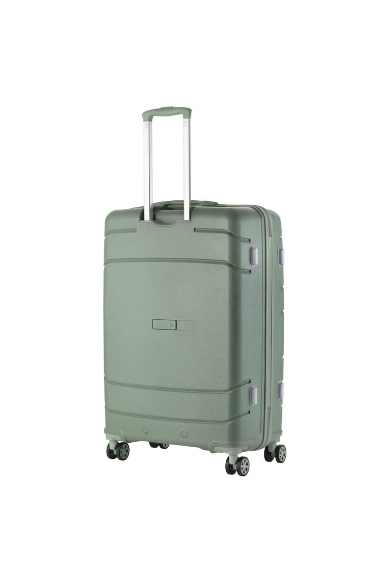 TravelZ Troler Mare BIG BARS Polipropilena 4 Roti 78 cm Verde - Pled.ro