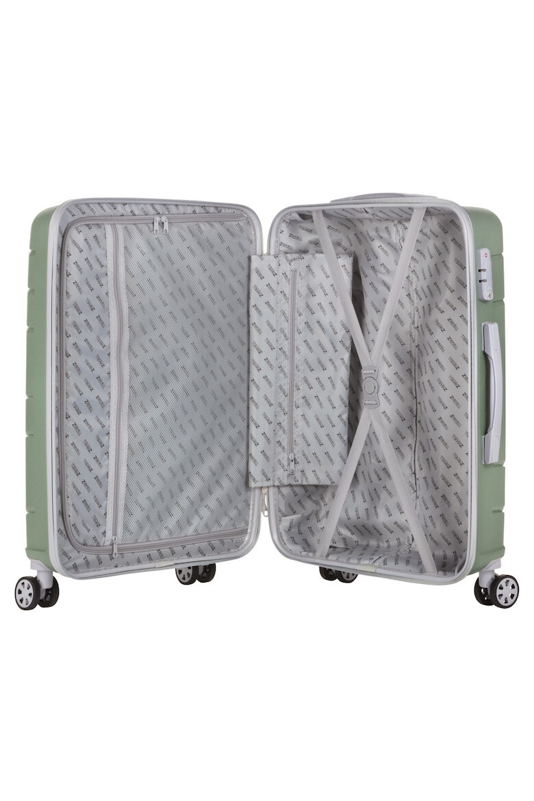 TravelZ Troler Mare BIG BARS Polipropilena 4 Roti 78 cm Verde - Pled.ro