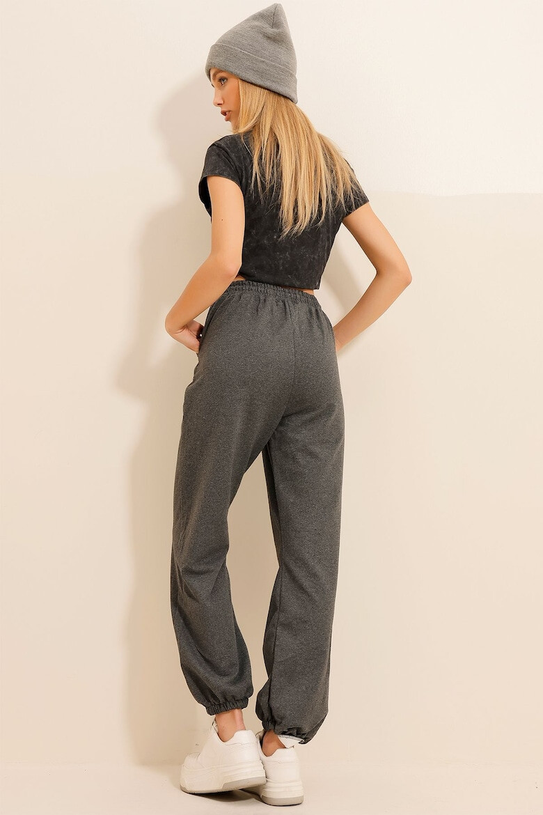 Trend Alaçatı Stili Pantaloni dama 936177871 Bumbac - Pled.ro