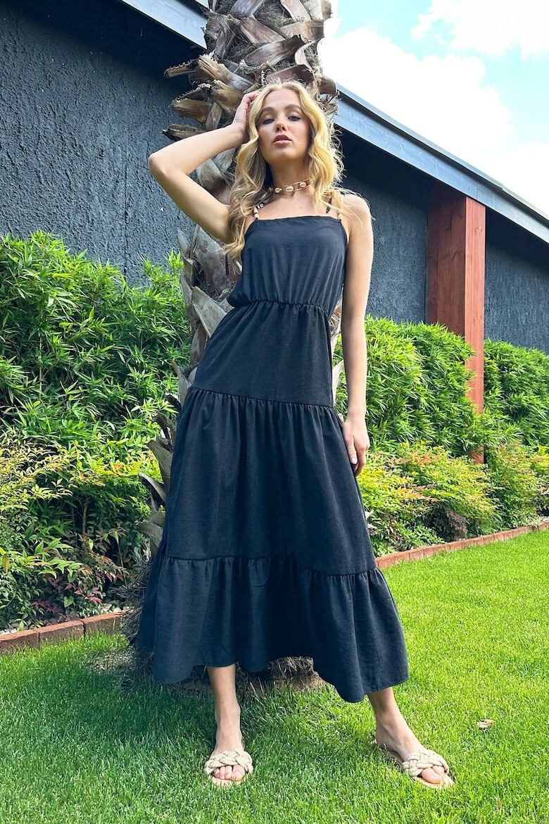 Trend Alaçatı Stili Rochie maxi evazata - Pled.ro