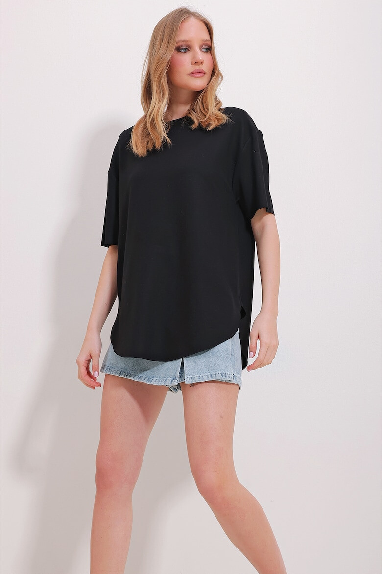 Trend Alaçatı Stili Tricou dama 781017871 Bumbac/Poliester - Pled.ro