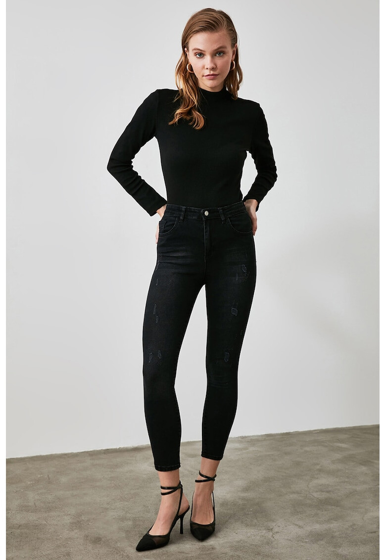 Trendyol Blugi crop skinny - Pled.ro