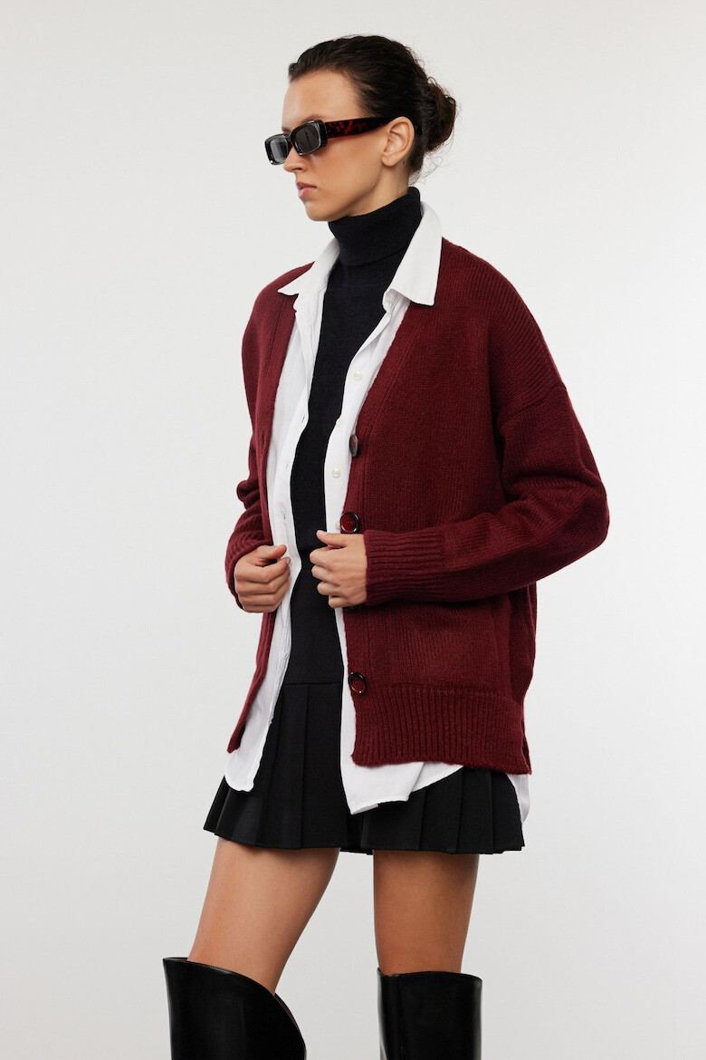 Trendyol Cardigan lejer cu nasturi - Pled.ro