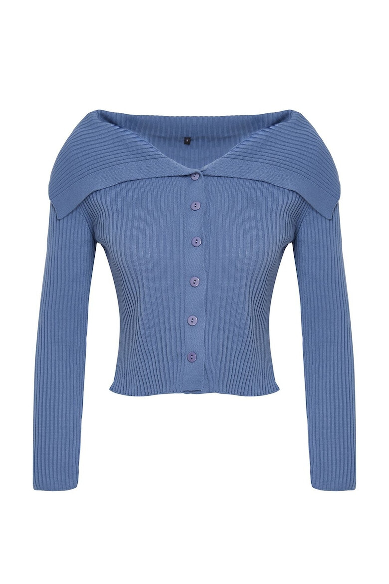 Trendyol Cardigan striat cu nasturi - Pled.ro