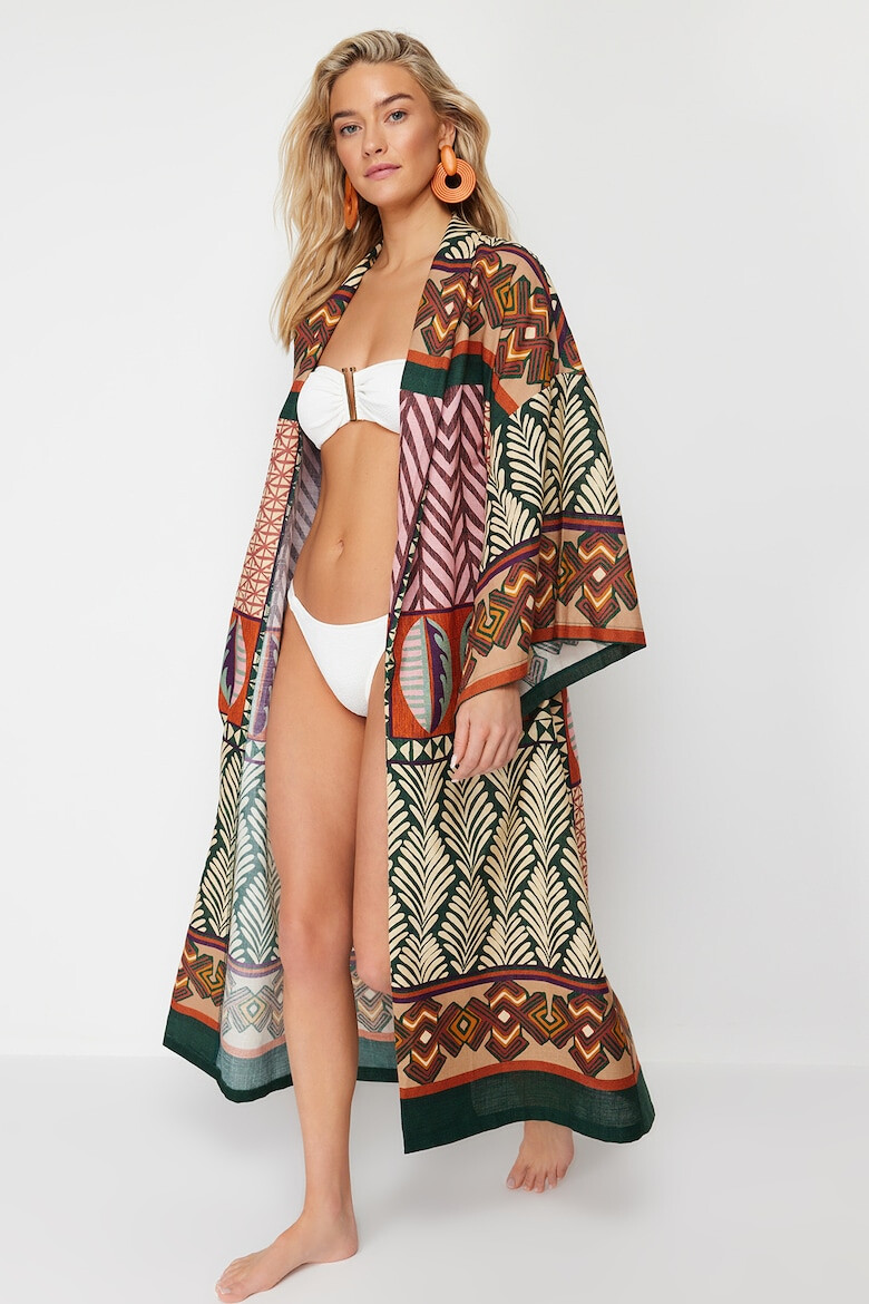 Trendyol Kimono dama 670377871 Bumbac - Pled.ro