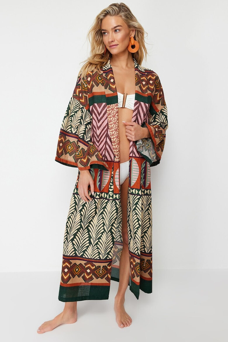 Trendyol Kimono dama 670377871 Bumbac - Pled.ro