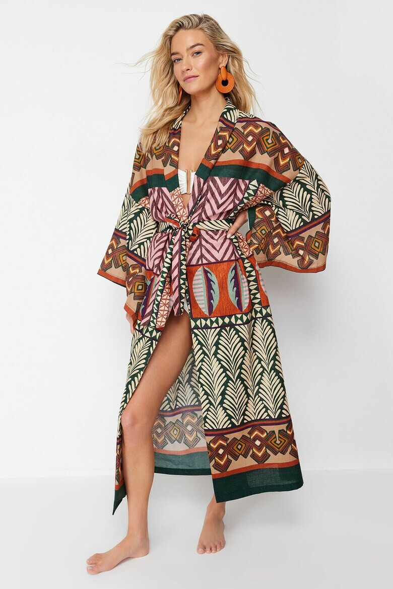 Trendyol Kimono dama 670377871 Bumbac - Pled.ro