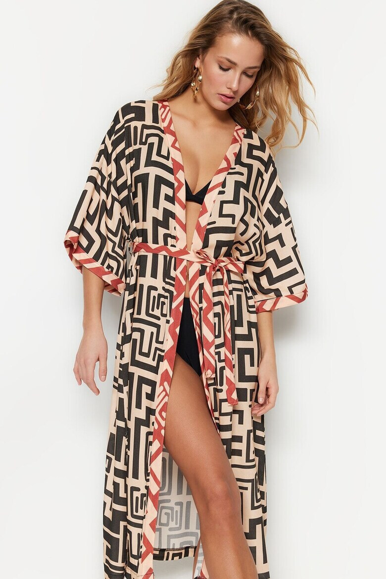 Trendyol Kimono plaja 920257871 Viscoza - Pled.ro