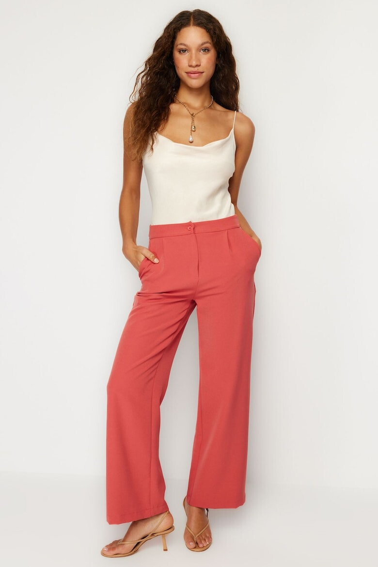 Trendyol Pantaloni dama 1187677871 Poliester/Elastan - Pled.ro