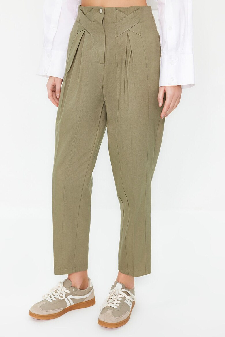 Trendyol Pantaloni dama 1260997871 Bumbac - Pled.ro