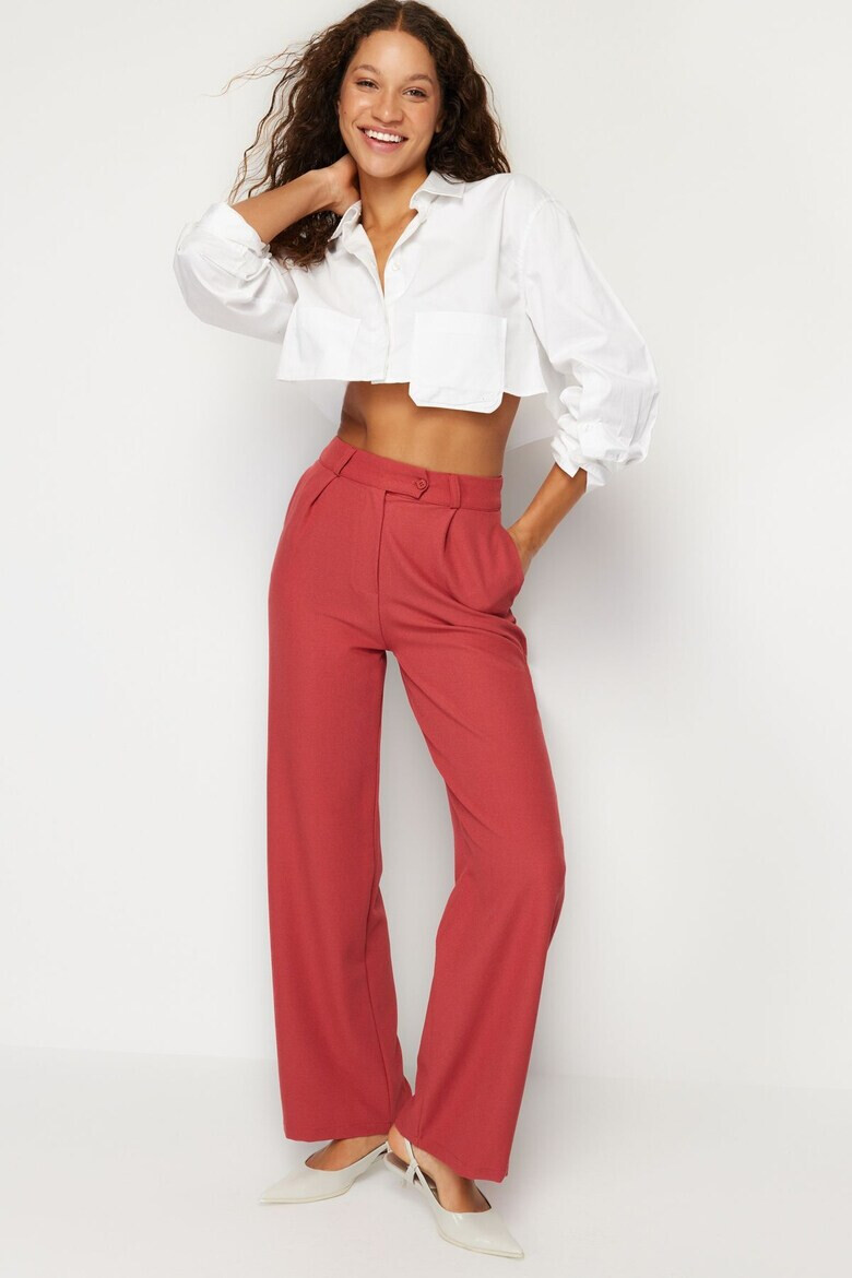 Trendyol Pantaloni dama 1265197871 Poliester - Pled.ro