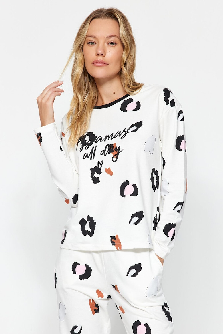 Trendyol Pijama dama 1014577871 Bumbac - Pled.ro