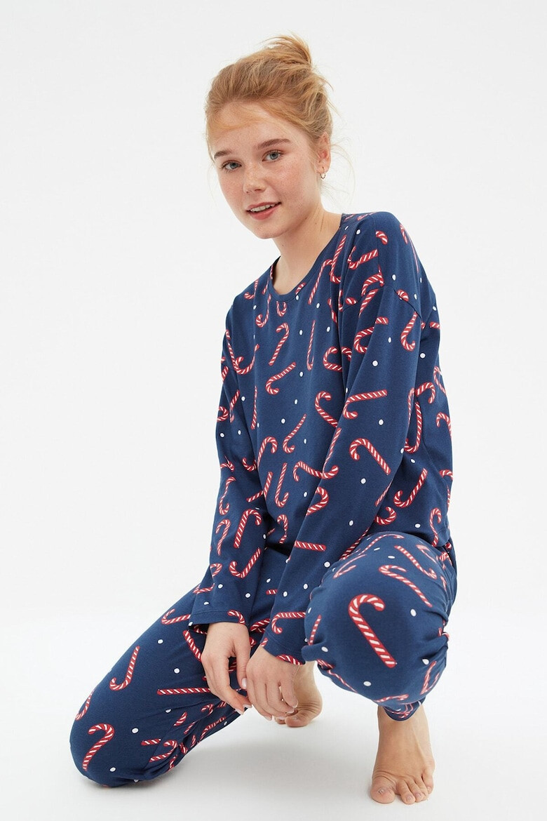 Trendyol Pijama dama 1043577871 Bumbac - Pled.ro