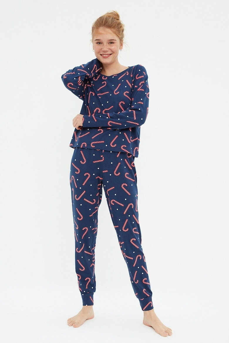 Trendyol Pijama dama 1043577871 Bumbac - Pled.ro