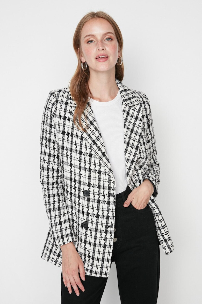 Trendyol Jacheta Blazer Femeie/Feta Twoss22Ce0088 161851 - Pled.ro