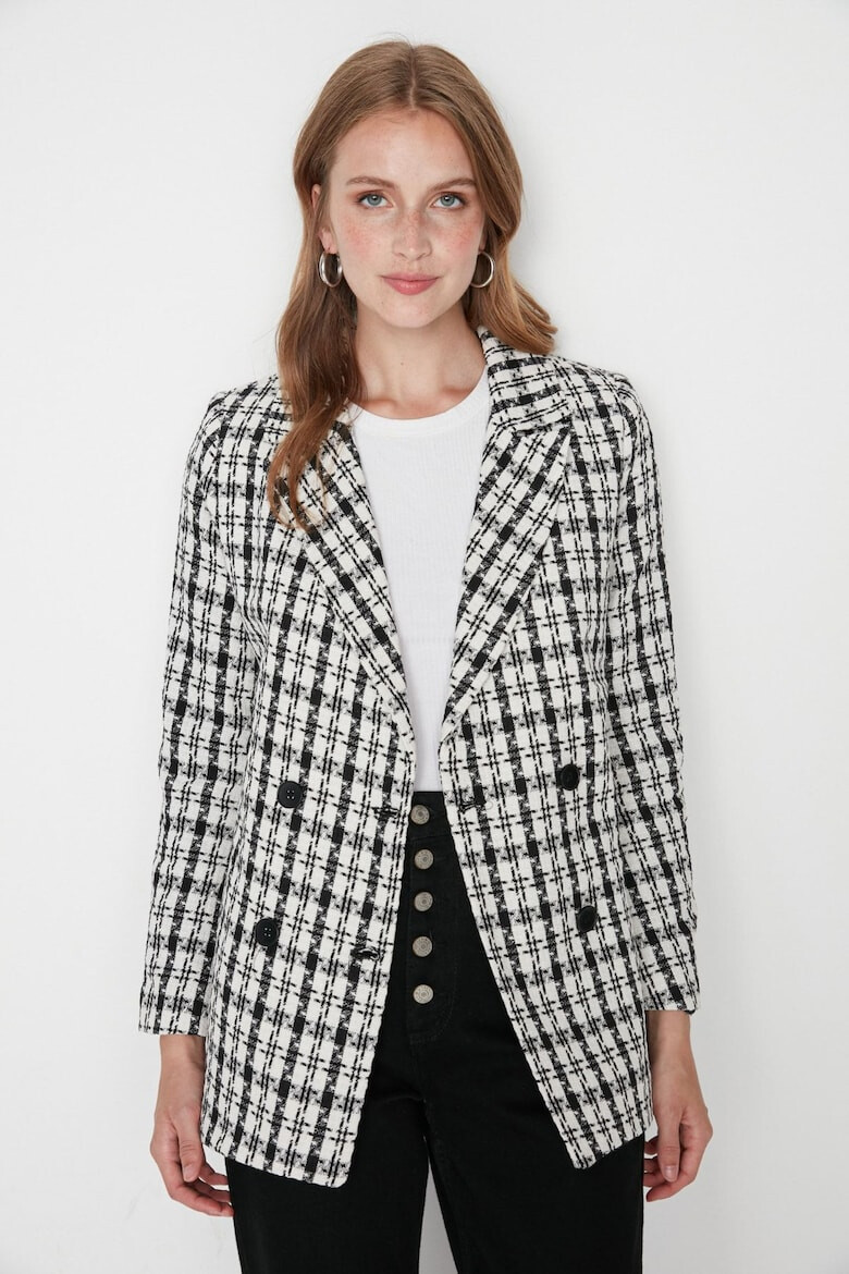 Trendyol Jacheta Blazer Femeie/Feta Twoss22Ce0088 161851 - Pled.ro