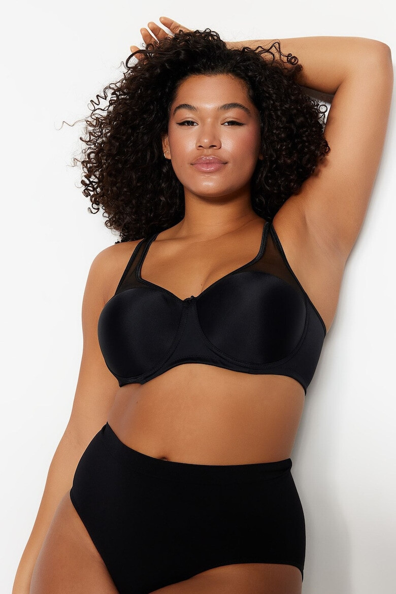 Trendyol Sutien plus size de plasa - Pled.ro