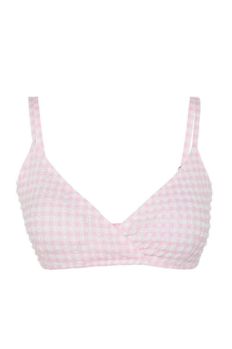 Trendyol Sutien de baie cu model gingham - Pled.ro