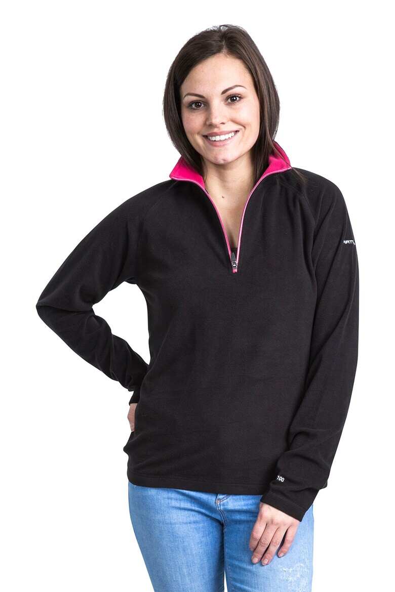 Trespass Bluza sport din fleece cu fermoar scurt Skylar - Pled.ro