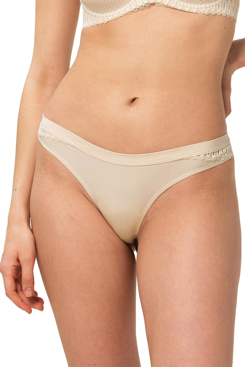 Triumph Chiloti tanga cu insertie de dantela Aura Spotlight - Pled.ro