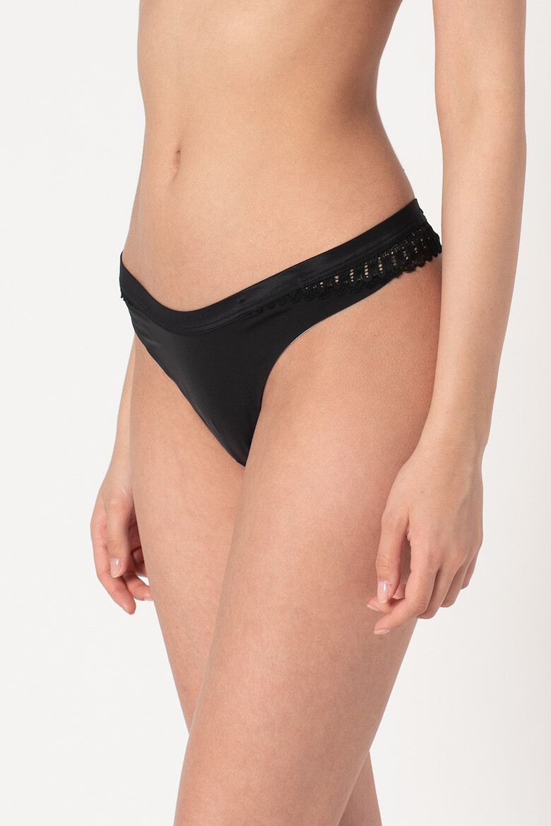 Triumph Chiloti tanga cu insertie de dantela Aura Spotlight - Pled.ro