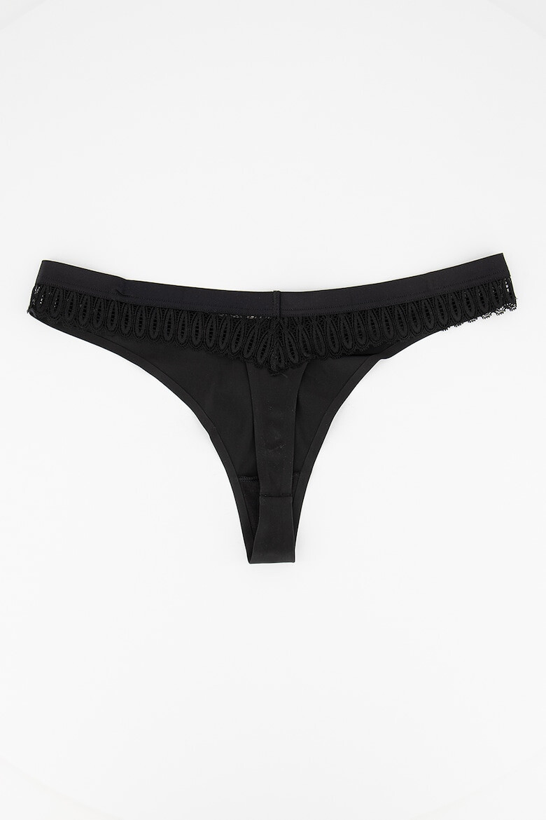 Triumph Chiloti tanga cu insertie de dantela Aura Spotlight - Pled.ro