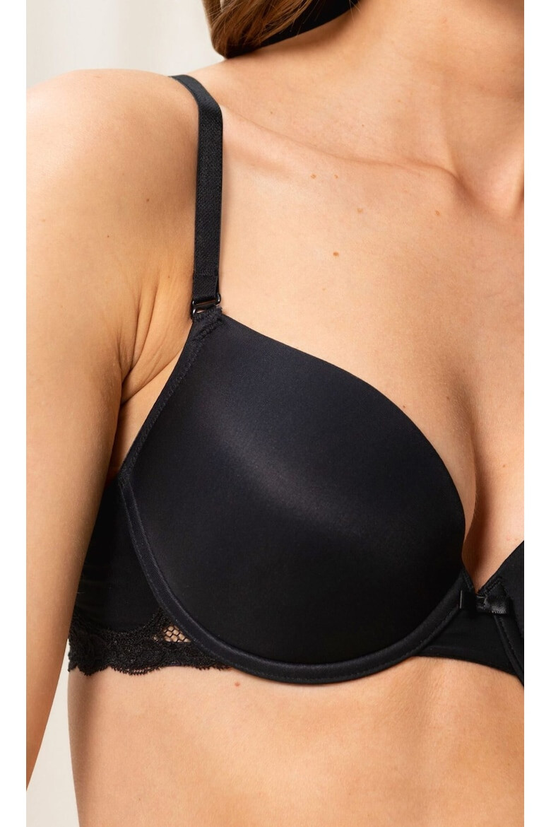 Triumph Sutien dama push-up Lovely Micro negru - Pled.ro