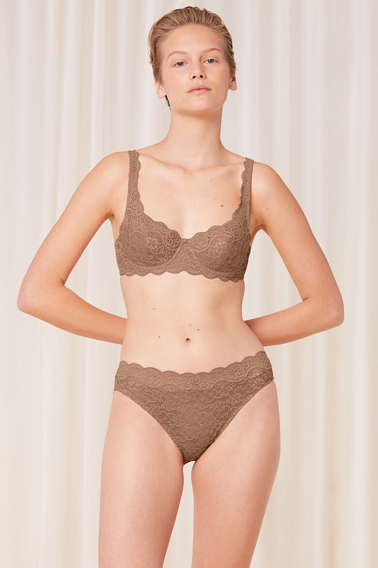 Triumph Sutien de dantela cu terminatii valurite Amourette - Pled.ro