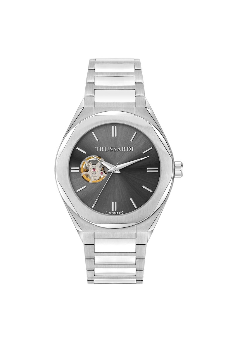 Trussardi Ceas barbatesc R2423156002 Automatic Argintiu - Pled.ro