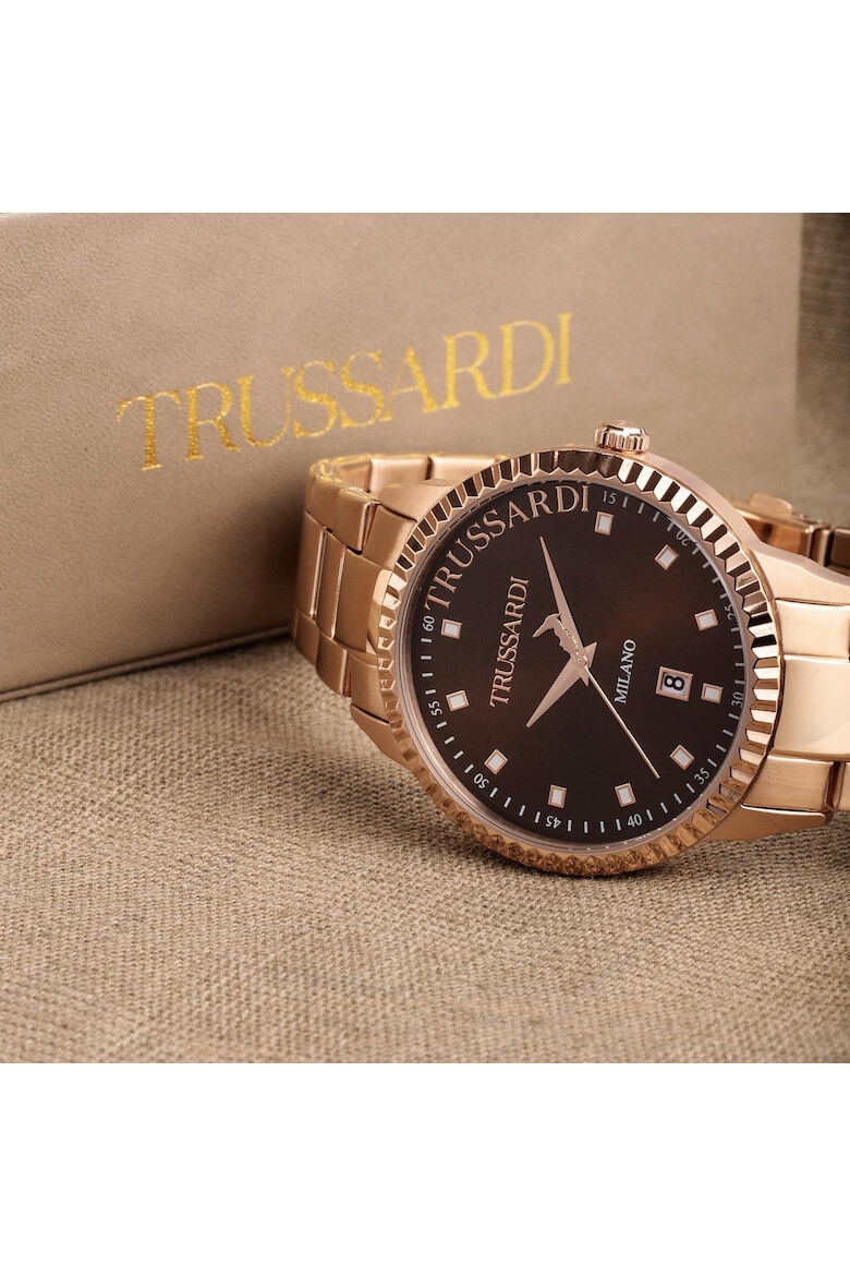 Trussardi Ceas barbatesc R2453141008 Quartz Rose gold - Pled.ro