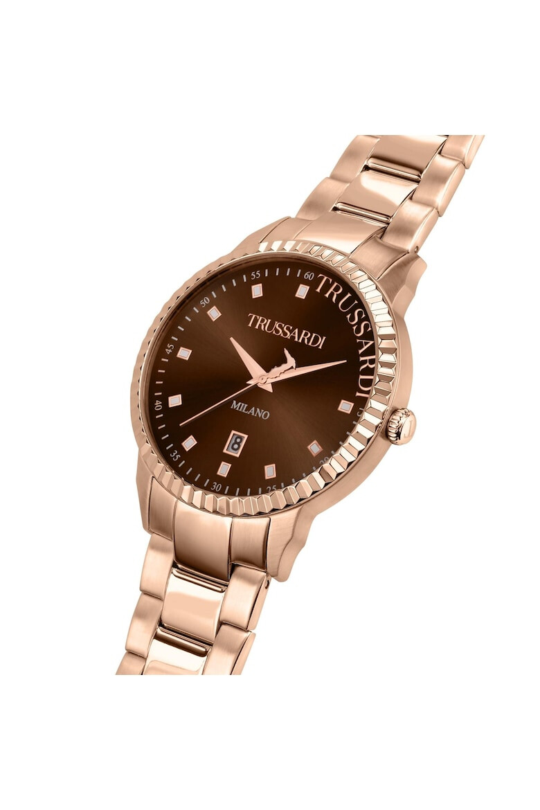 Trussardi Ceas barbatesc R2453141008 Quartz Rose gold - Pled.ro