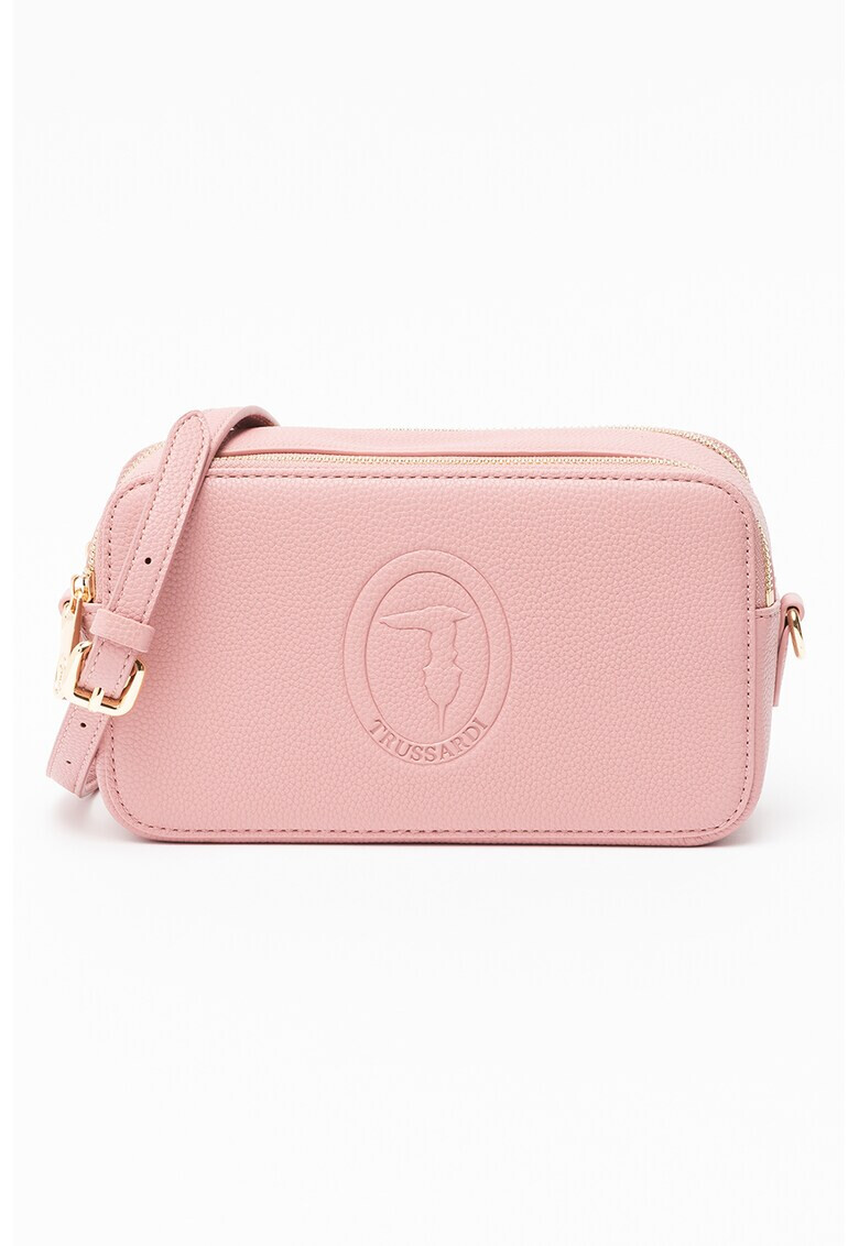 Trussardi Geanta crossbody de piele ecologica cu bareta detasabila Iris - Pled.ro