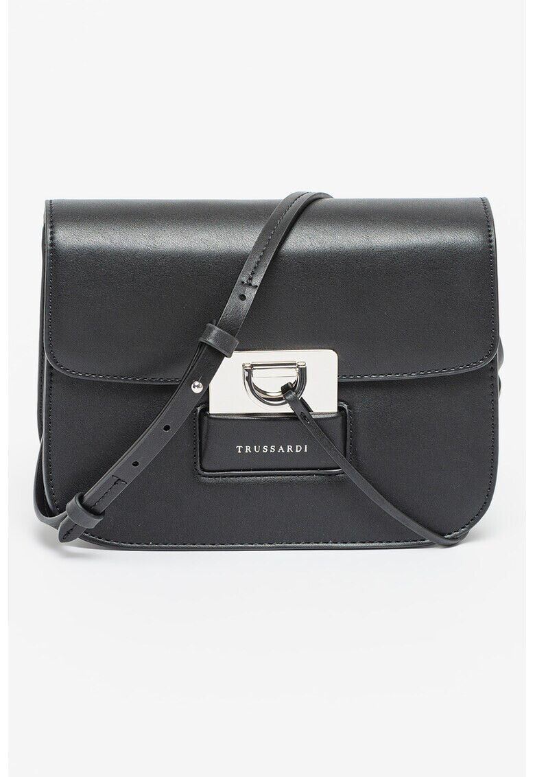 Trussardi Geanta crossbody de piele ecologica cu logo discret Ivy - Pled.ro