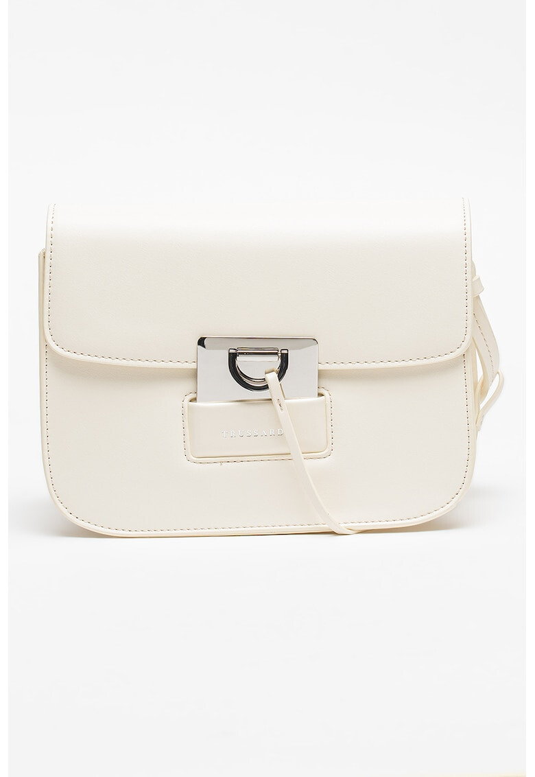 Trussardi Geanta crossbody de piele ecologica cu logo discret Ivy - Pled.ro