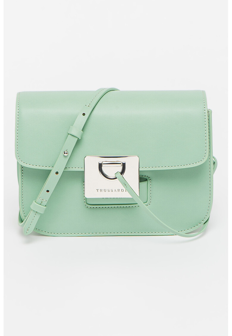 Trussardi Geanta crossbody de piele ecologica cu logo discret Ivy - Pled.ro