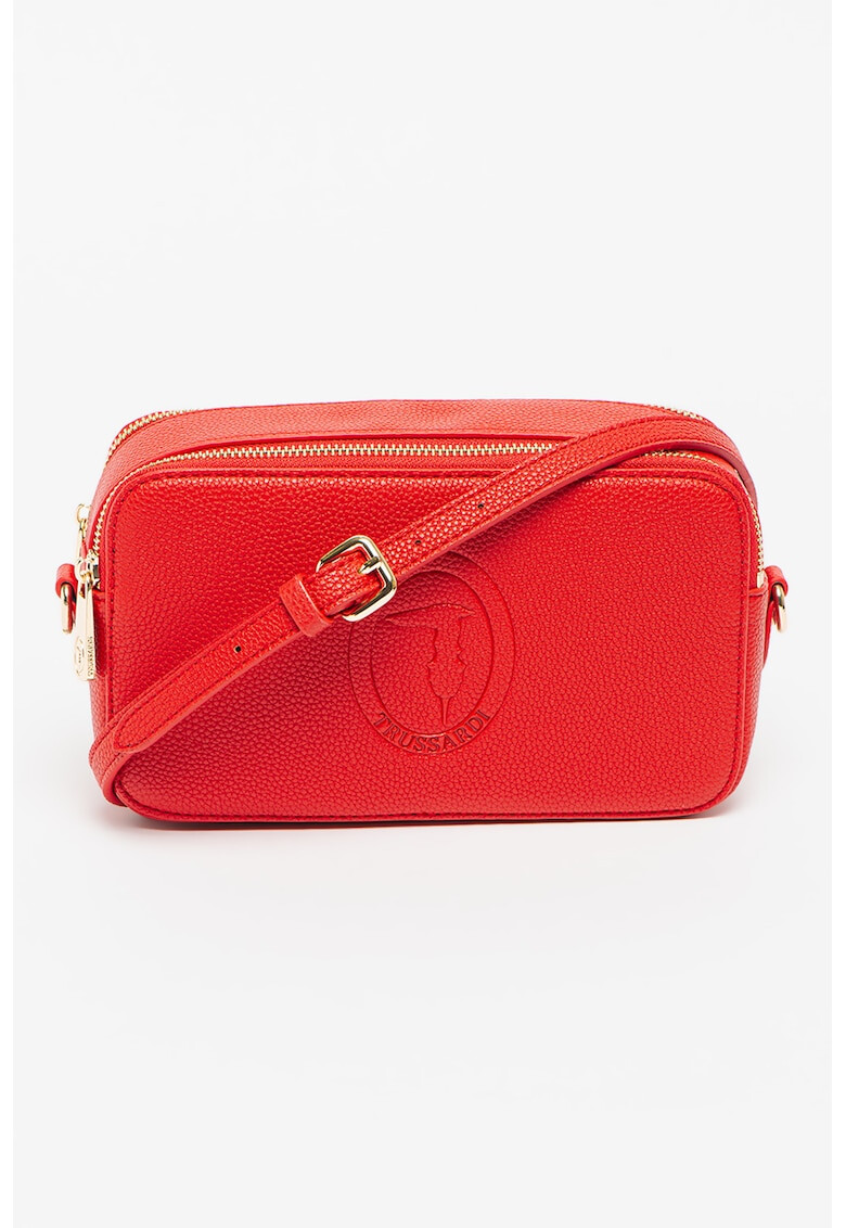 Trussardi Geanta crossbody de piele ecologica cu bareta detasabila Iris - Pled.ro