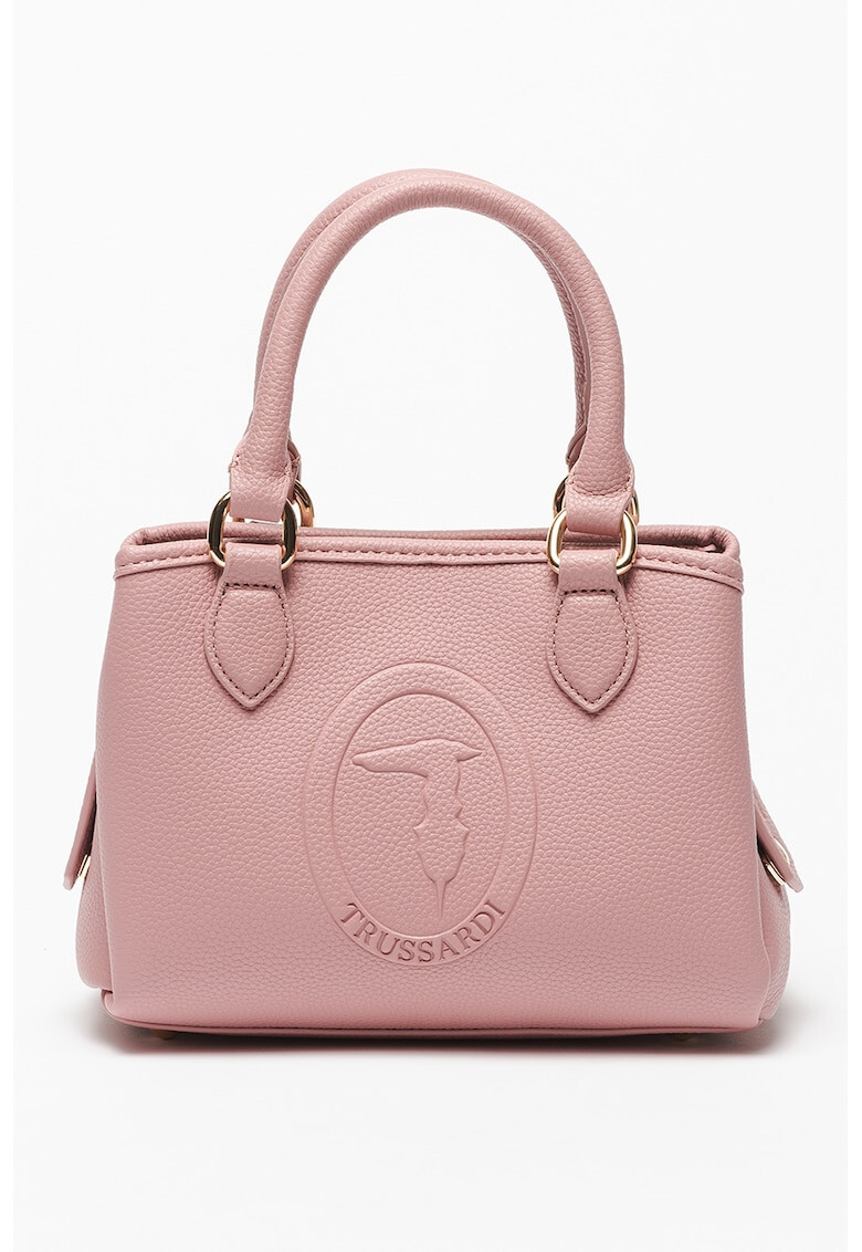 Trussardi Geanta crossbody din piele ecologica cu logo in relief Iris - Pled.ro