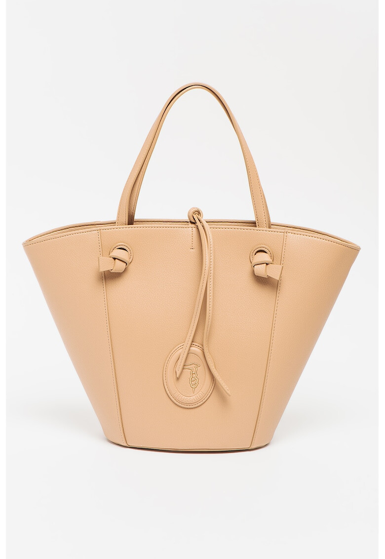 Trussardi Geanta shopper de piele ecologica Amber - Pled.ro