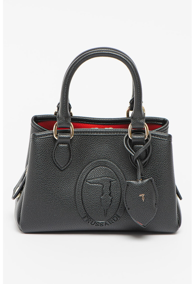 Trussardi Geanta crossbody din piele ecologica cu logo in relief Iris - Pled.ro