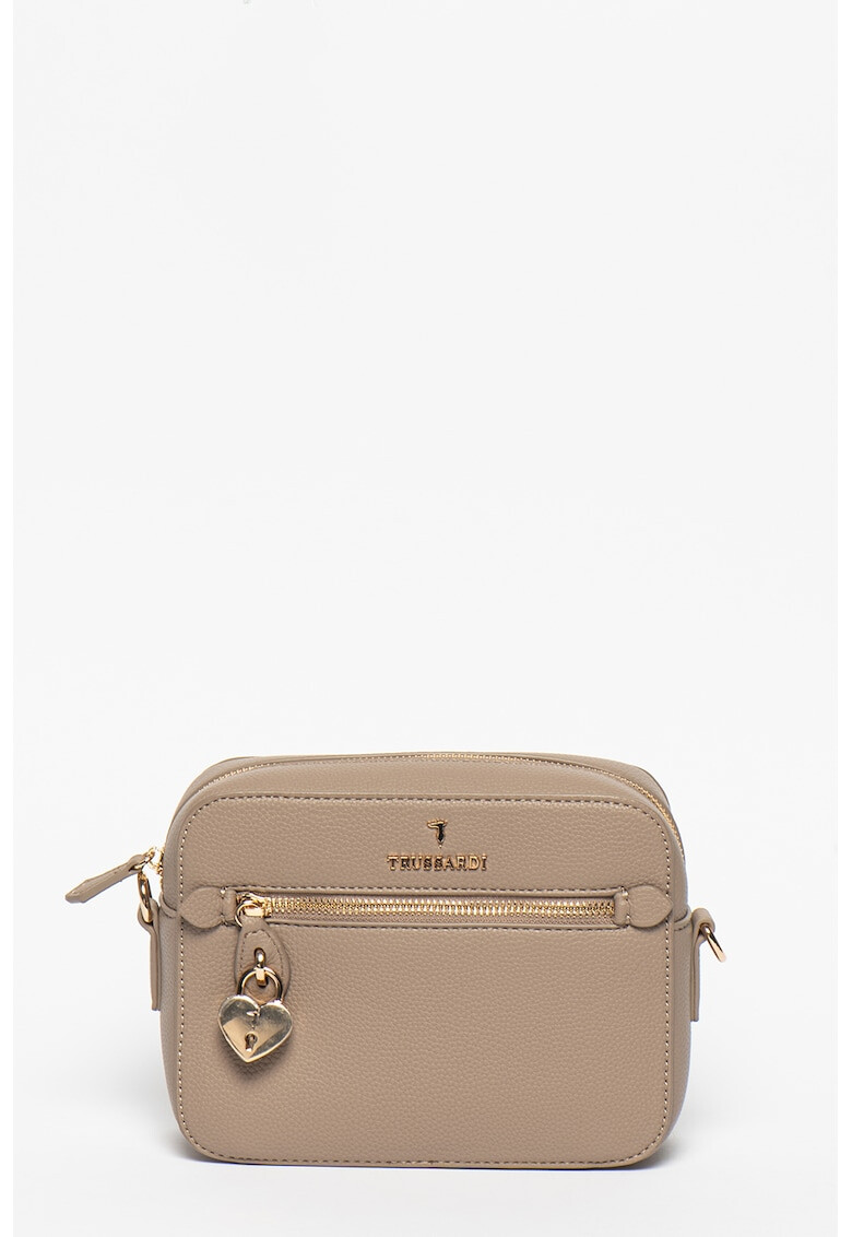 Trussardi Geanta crossbody din piele ecologica Grana Cervo - Pled.ro